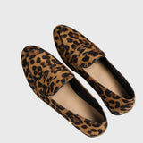 Edeltraud - Weiche Leoparden-Slipper