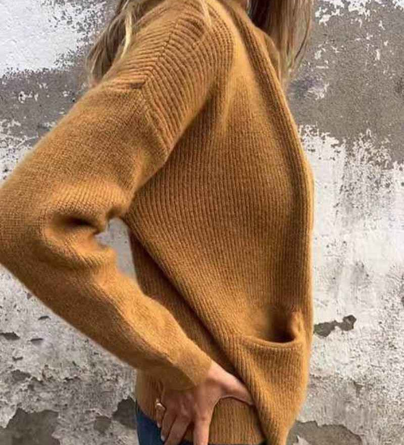 Atmungsaktive leichte Strickjacke mit offenem Strickmuster für einen mühelosen lässigen Stil