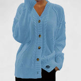 Eleganter und ausgefallener V-Ausschnitt Cardigan für einen stilvollen Look