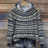 Gemütlicher Damen-Kapuzenstrickpullover für stilvollen Komfort