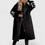 Edler Kapuzen Cardigan für einen eleganten Stil Damen