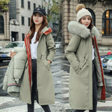 Fionna Damen-Winterjacke mit Kapuze und plüschigem Fellkragen