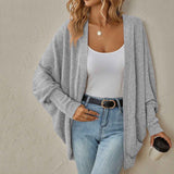 Kuscheliger Strickcardigan mit Batwing-Ärmeln Damen