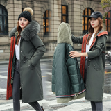 Fionna Damen-Winterjacke mit Kapuze und plüschigem Fellkragen