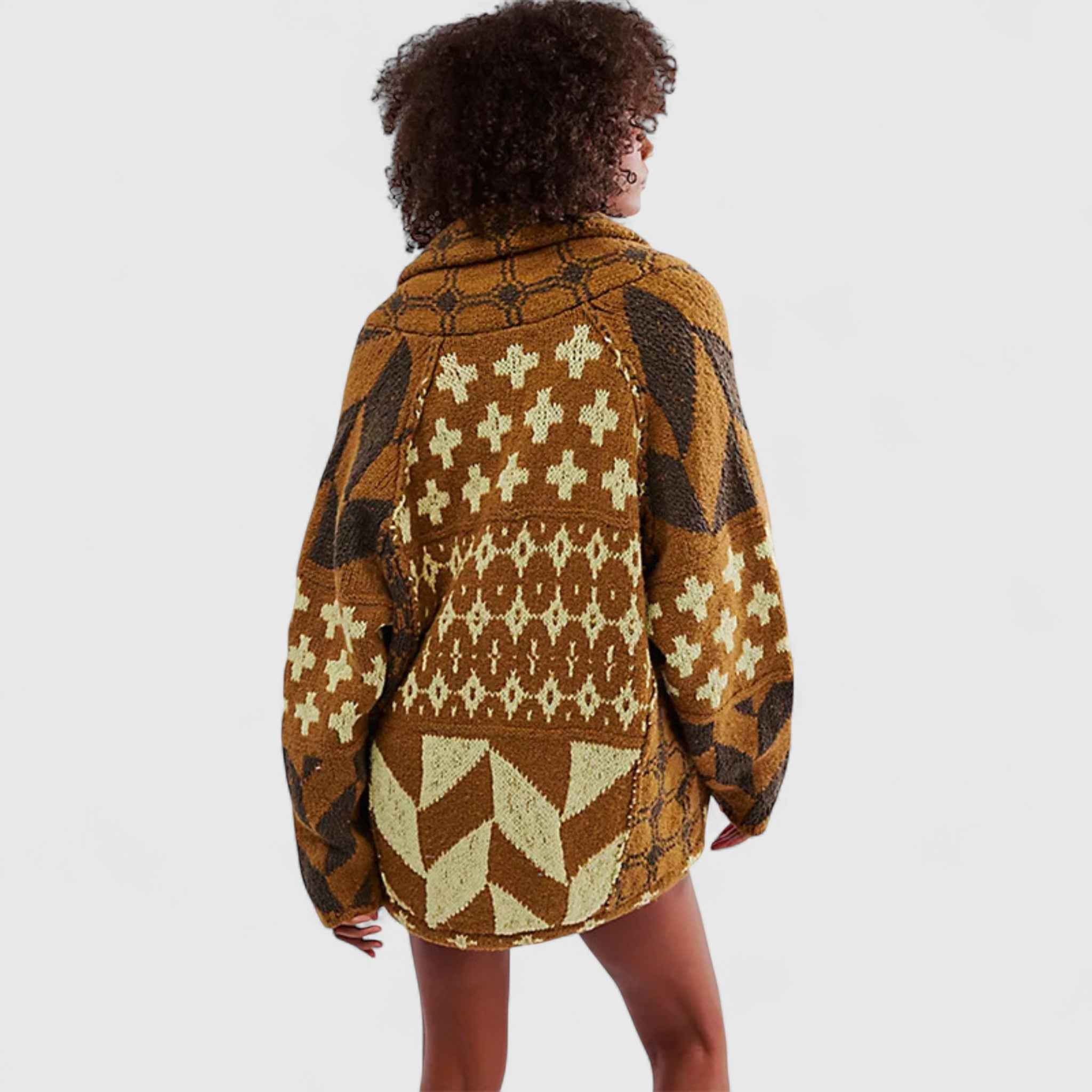 Eleganter Cardigan mit Langärmeln für einen bequemen Stil Damen