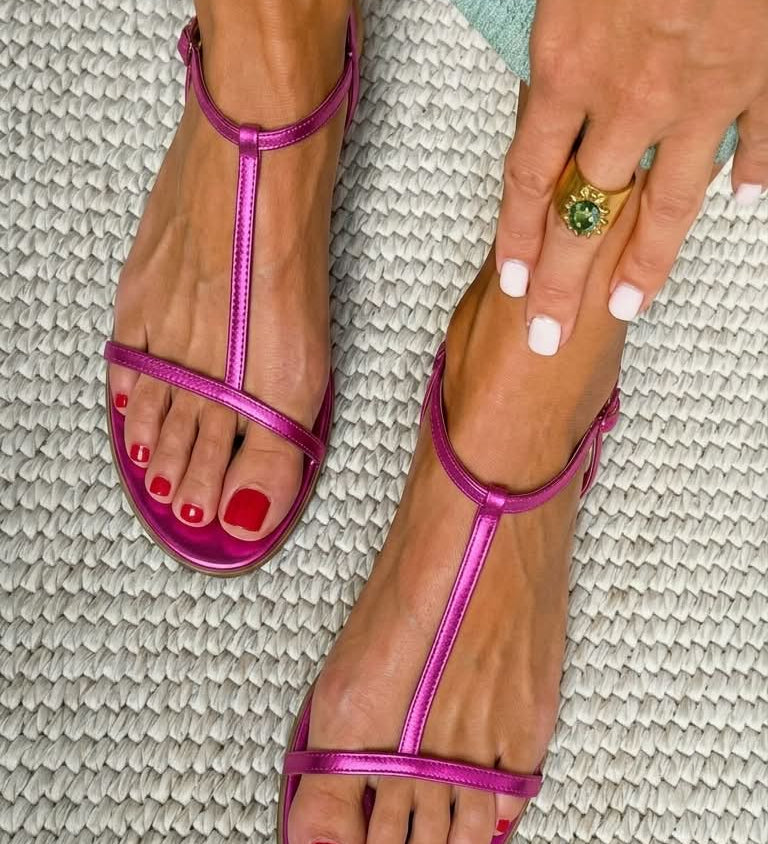 Rosalba | Gold Sandals for Spring