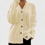 Eleganter und ausgefallener V-Ausschnitt Cardigan für einen stilvollen Look
