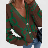 Eleganter Strick-Cardigan mit Blockfilter
