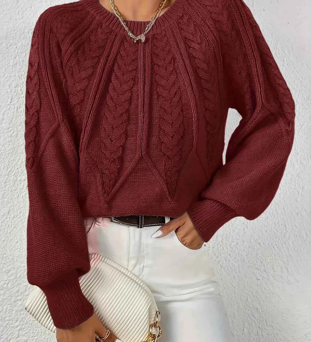 Gemütlicher klassischer Komfortpullover - zeitlose Wärme für den Alltag
