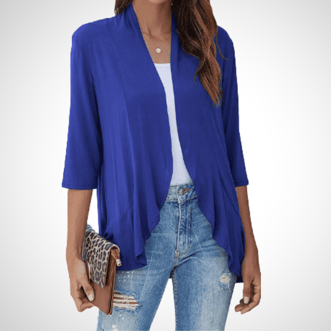 Luftig-lässiges Sommer-Cardigan mit offener Front als Überwurf Damen