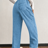 Tessa | Cordhose für Damen weites Bein und lässige Hose