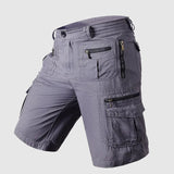 Dominic | Herren Multi-Taschen Reißverschluss Cargo-Shorts