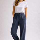 Elegante lockere Hose mit hohem Bund für einen stilvollen Look