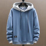 Jens | Herren Zwei-Ton Freizeit Pullover Hoodie