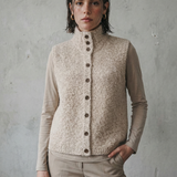 Klassische ärmellose Strickjacke - Müheloser Stil für jeden Anlass