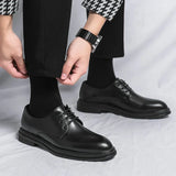Oliver | Herren Glänzende Schnür-Derby-Schuhe