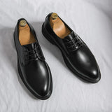 Oliver | Herren Glänzende Schnür-Derby-Schuhe
