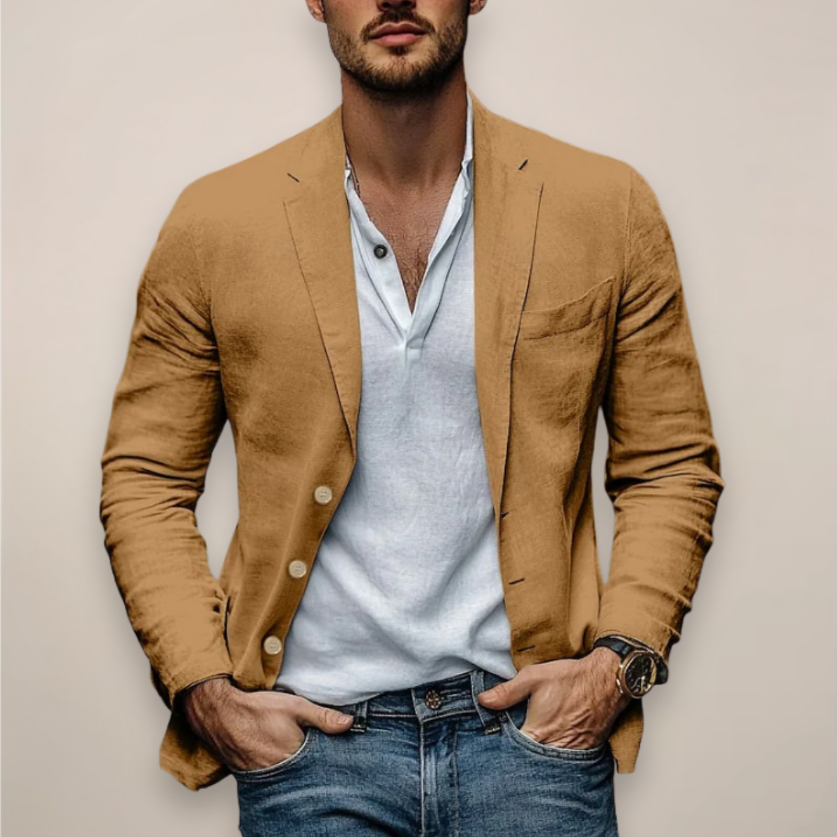 Lutz | Herren Casual Blazer Sommerstil Modern