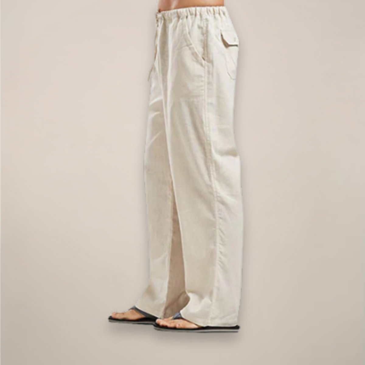 Matthias | Herren Relaxed Fit Hose mit Kordelzug Casual