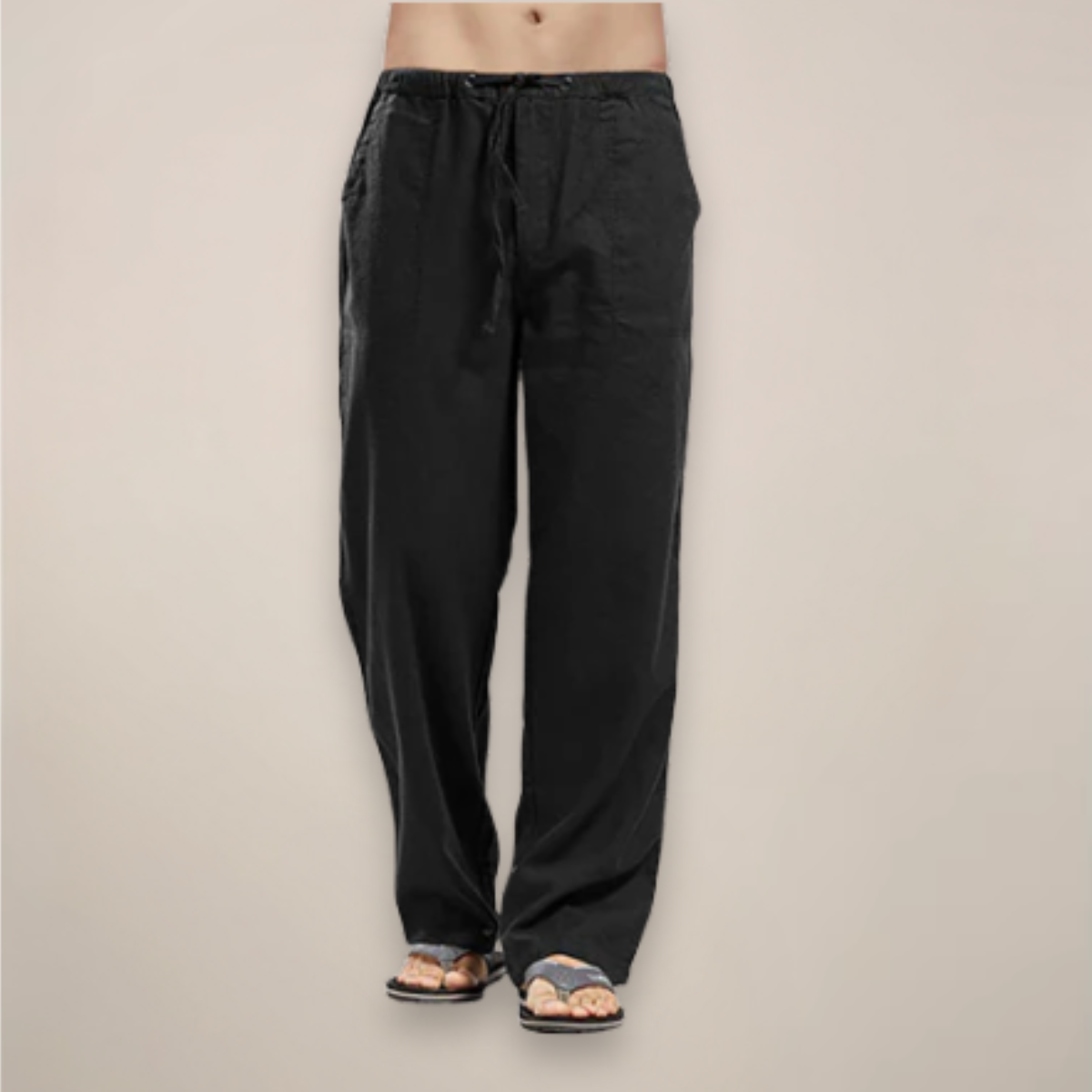 Matthias | Herren Relaxed Fit Hose mit Kordelzug Casual