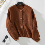 Kuscheliger Strickcardigan mit Knöpfen Damen