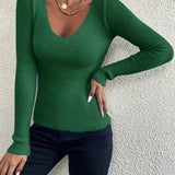 Eleganter Damen-Langarm-Pullover für stilvolle Looks