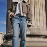 Elegante moderne Ledermantel für Damen für einen schicken und stilvollen Look
