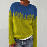 Retro-Pullover Gemütlich & Stilvoll Damen