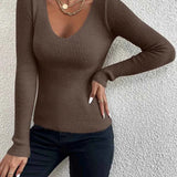 Eleganter Damen-Langarm-Pullover für stilvolle Looks