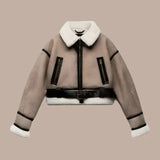 Elegante moderne Ledermantel für Damen für einen schicken und stilvollen Look