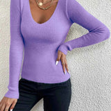 Eleganter Damen-Langarm-Pullover für stilvolle Looks