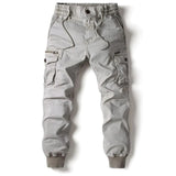 David | Herren Modische Cargohose mit schmal zulaufender Passform