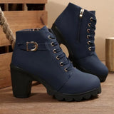 Raphaela | Damen Stiefeletten mit Blockabsatz