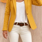 Britta | Damen Taillierter Kurz Blazer