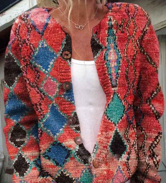 Elizabeth kuschelig-warm Cardigan mit eleganter Drapierung Damen