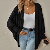 Kuscheliger Strickcardigan mit Batwing-Ärmeln Damen