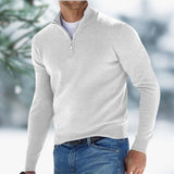Alexander | Herren Feinstrick Pullover Viertelreißverschluss Knit Sweater