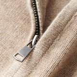Dominik | Herren Strickpullover mit Halbem Reißverschluss Regular Fit