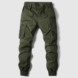 Stefan | Herren Taktische Cargo Jogger Hose Elastischer Bund