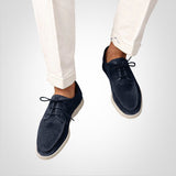 Thomas | Herren Wildleder-Optik Schnürloafer Bootsschuh-Derby