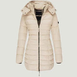 Noella Kuschelige Lange Winterjacke - Flauschige Wattierung für kaltes Wetter