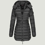 Noella Kuschelige Lange Winterjacke - Flauschige Wattierung für kaltes Wetter
