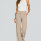 Isolde | Damen Wide-Leg Hose mit hohem Bund
