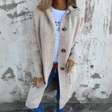 Lässig-eleganter Longline-Cardigan mit offener Front für den Alltag