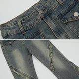 Stilvolle Retro Damen Jeans mit Hohem Bund für einen Vintage-Look