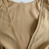 Rhiannon | Damen Schulterfreies Langarm Mini Kleid
