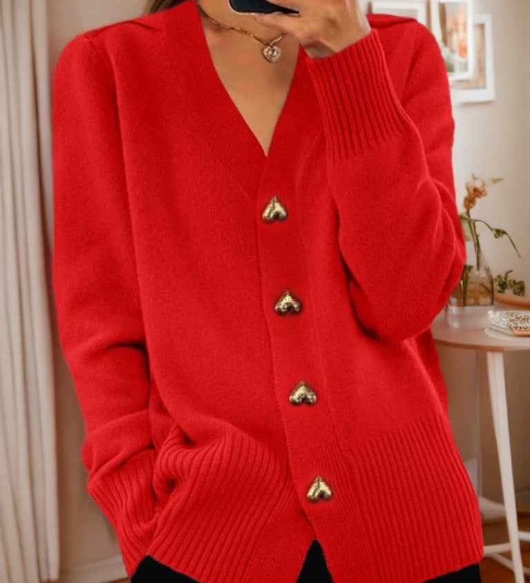 Zeitlose Cardigan-Strickjacke für Alltagseleganz Damen