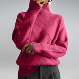 Sigara | Damen Rollkragen Strickpullover