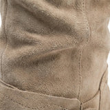 Sigrun | Damen Kniehohe Stiefel Slouch-Optik