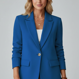 Xenia | Damen Roter Blazer mit Kerbe Revers